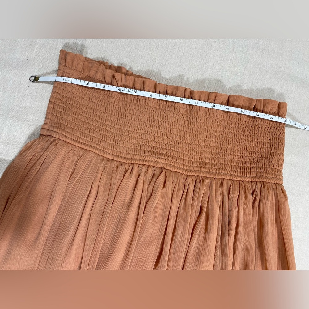 Anthropologie Smocked Sheer Maxi Skirt NWT - Picture 10 of 12